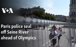 Paris polisi Olimpiyatlar öncesinde Seine Nehri’ni kapattı