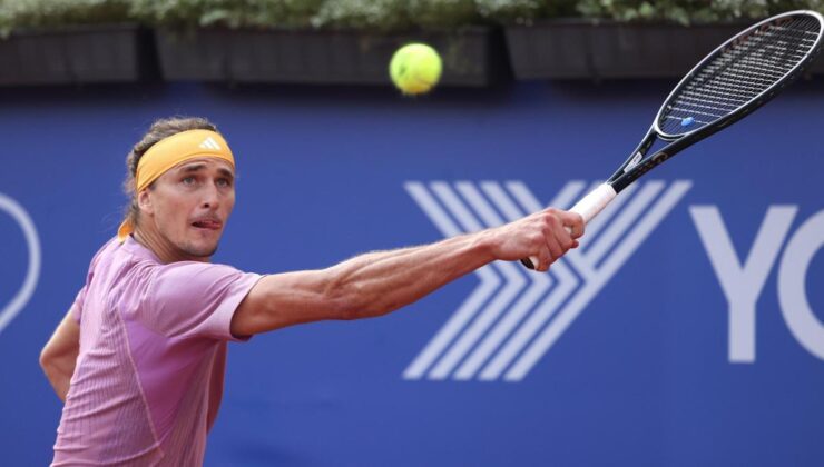 Rothenbaum turnuvası: Zverev Hamburg’daki yarı finallere güvenle yükseldi