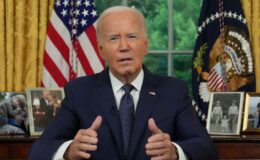 Joe Biden, başkanlık yarışından çekilmesinden bu yana ilk kez konuştu, ‘kişisel hırsların’ ‘demokrasimizi kurtarmamızı’ engelleyemeyeceğini söyledi | ABD Haberleri