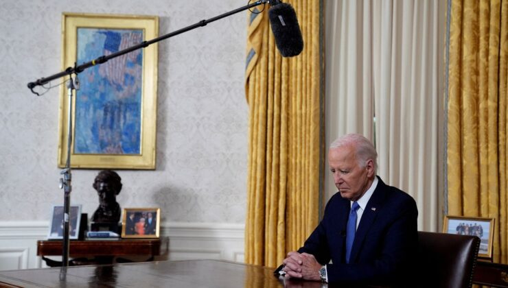 Biden, ismi dışında her şeyiyle ana zaman diliminde veda ediyor – ve Demokratların Trump’a karşı neden Harris’e yöneldiğini hatırlatıyor | ABD Haberleri