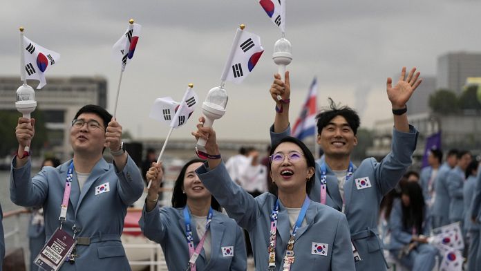 Güney Koreli sporcular Paris 2024’te ‘Kuzey Koreli’ diye tanıtıldı