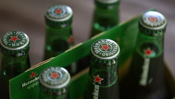 Heineken hisseleri ilk yarı kârının beklendiği gibi gerçekleşmemesinin ardından %8 düştü