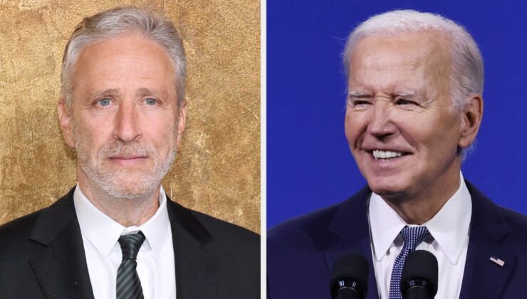 Jon Stewart, Joe Biden’ın Düşüşüne Tek Kelimelik Tepki Verdi