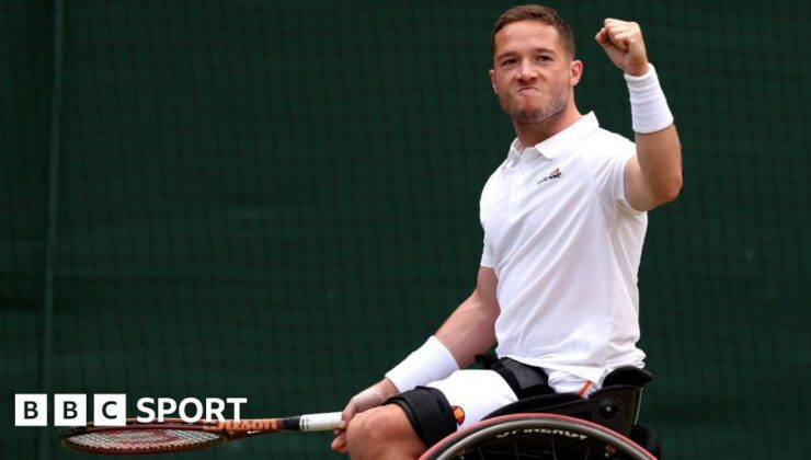 Wimbledon tekerlekli sandalye finali: Britanyalı Alfie Hewett, kariyer Grand Slam’ini galibiyetle tamamladı