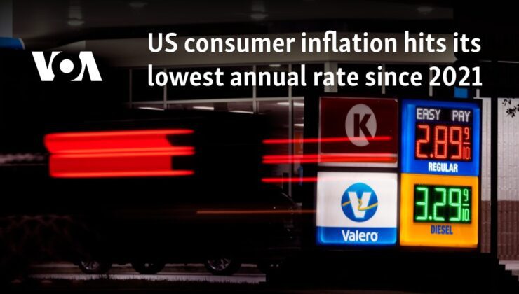ABD tüketici enflasyonu 2021’den bu yana en düşük yıllık oranına ulaştı