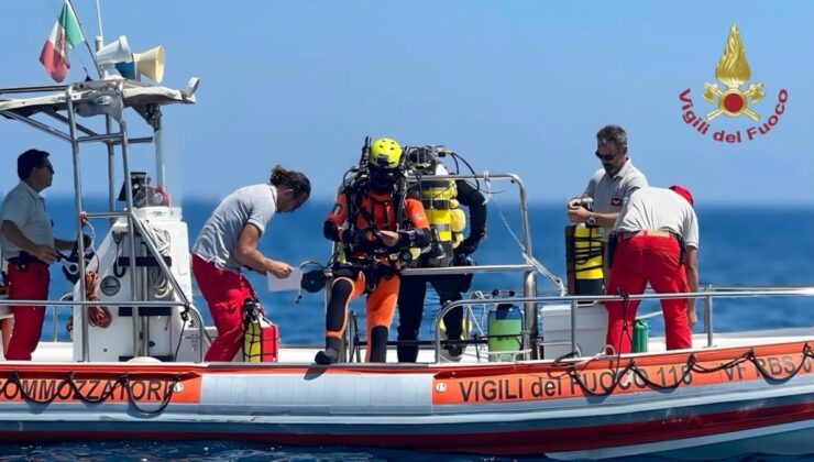 Sicilya açıklarında batık süper yattan son ceset çıkarıldı