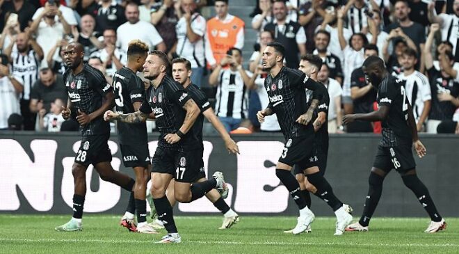 Beşiktaş, Lugano’yu 5-1 ile UEFA Avrupa Ligi grup aşamasına yükseldi