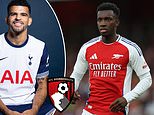 Bournemouth, Tottenham’a 65 milyon sterlinlik kulüp rekoru kıran satışın ardından Dominic Solanke’nin yerine Arsenal’den Eddie Nketiah’ı gözüne kestirdi – forvetin Marsilya’ya transferi başarısızlıkla sonuçlandı