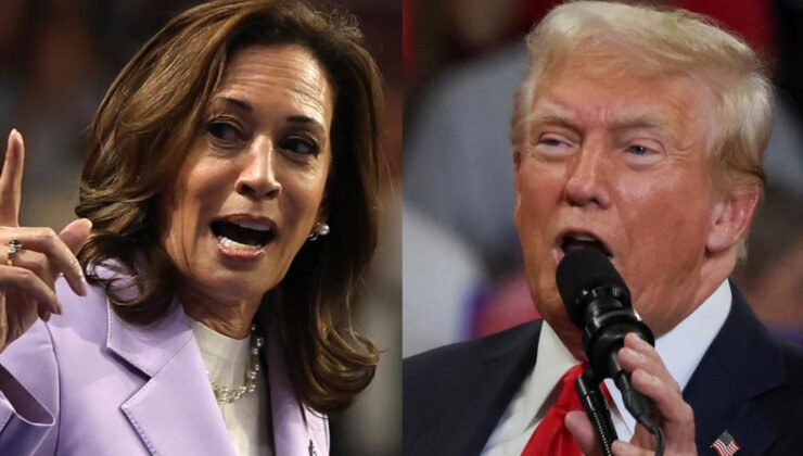 Harris ve Trump, mikrofonların sesinin kısılmasıyla ilgili tartışmada kampanya yürütüyor