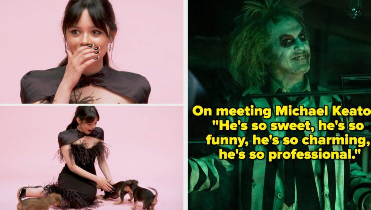 Jenna Ortega Beetlejuice Beetlejuice Yavru Köpek Röportajı