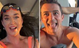 Katy Perry ve Orlando Bloom cesur bir gösteride helikopterden atladılar – Ünlü Haberleri – Eğlence