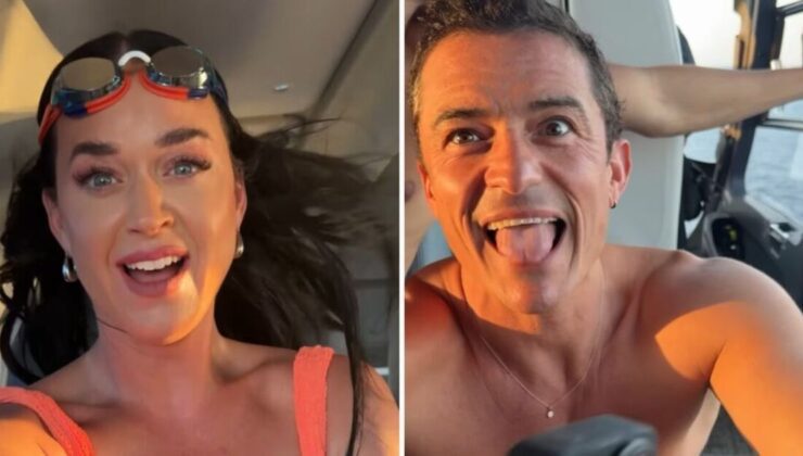 Katy Perry ve Orlando Bloom cesur bir gösteride helikopterden atladılar – Ünlü Haberleri – Eğlence