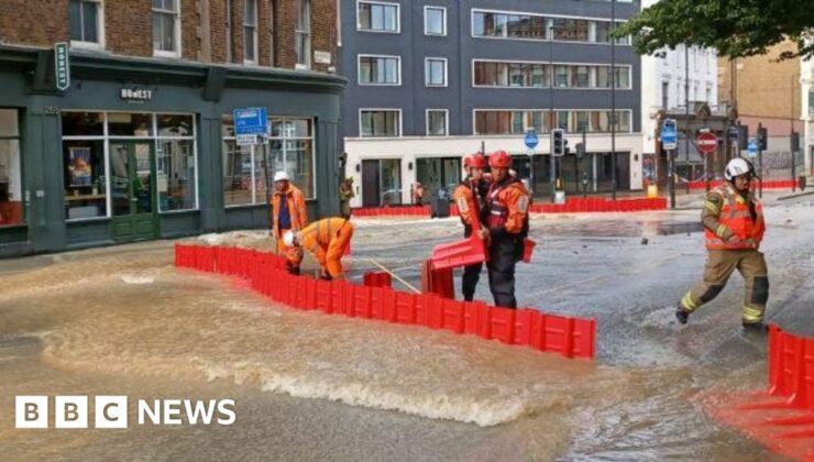 King’s Cross oteli su ana borusunun patlaması sonucu boşaltıldı