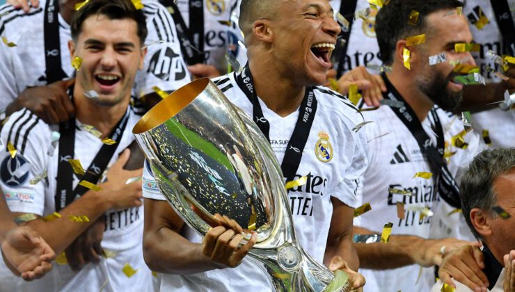 Mbappé, Real Madrid kariyerine bir gol ve bir kupayla başladı