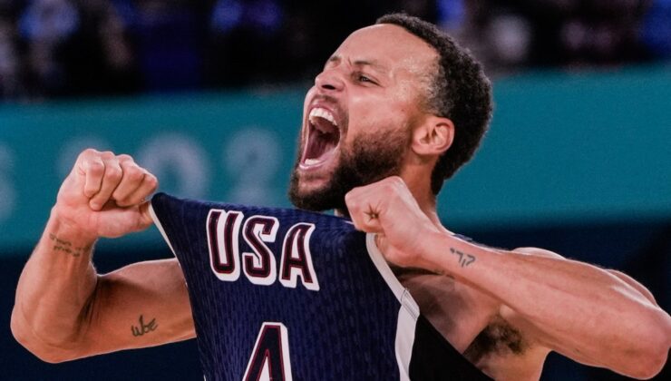 Steph Curry, ABD Takımı Fransa’yı Yendi ve İlk Olimpiyat Altın Madalyasını Kazandı