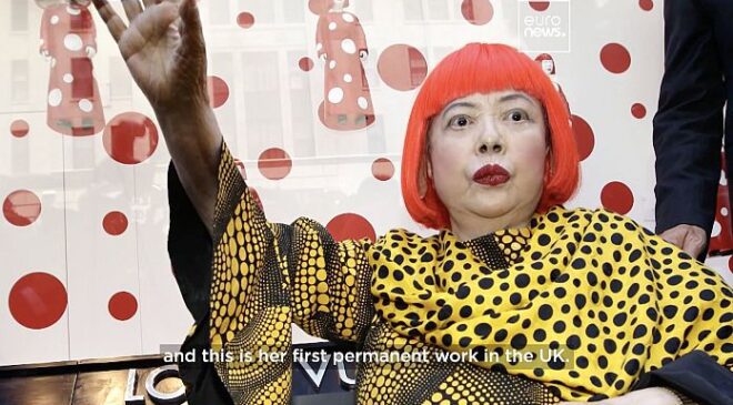 Yayoi Kusama’nın İngiltere’deki kamuya açık ilk kalıcı kurulumu Londra’da