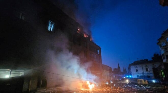 Rusya’nın ölümcül hava saldırısı Ukrayna’nın batısını vurdu