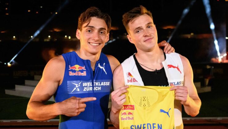 Atletizm mücadelesi: Duplantis, 100 metre düellosunda Warholm’u yendi – Videodaki önemli anlar – Video