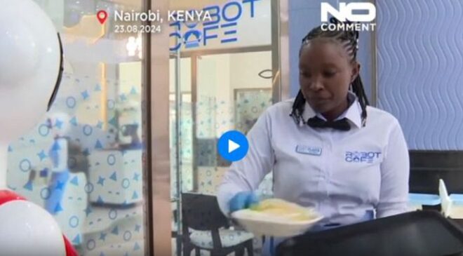 Robot Cafe: Kenya’da robot garsonların hizmet verdiği restorana ilgi büyük