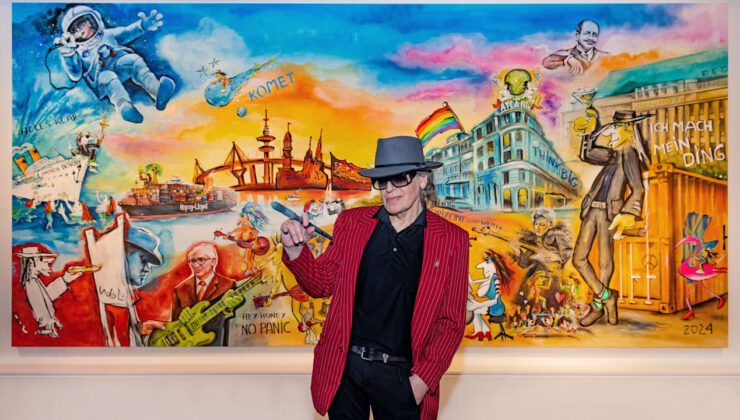 Udo Lindenberg en büyük resmini çizmek için bir yıl harcadı – Hamburg’da sergileniyor | Bölgesel